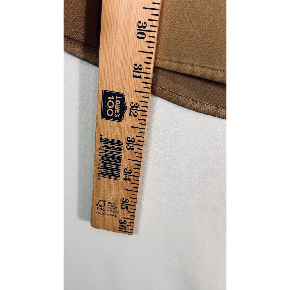 Alimens & Gentle Flex Mens Dress Shirt Tan Long Sleeve L-Tall Wrinkle Free - Picture 8 of 13